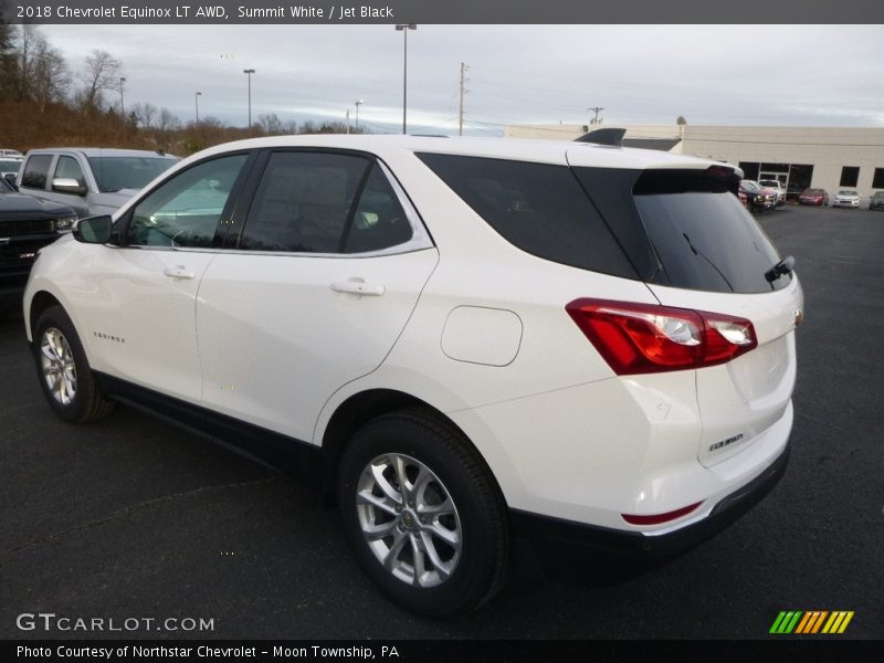 Summit White / Jet Black 2018 Chevrolet Equinox LT AWD