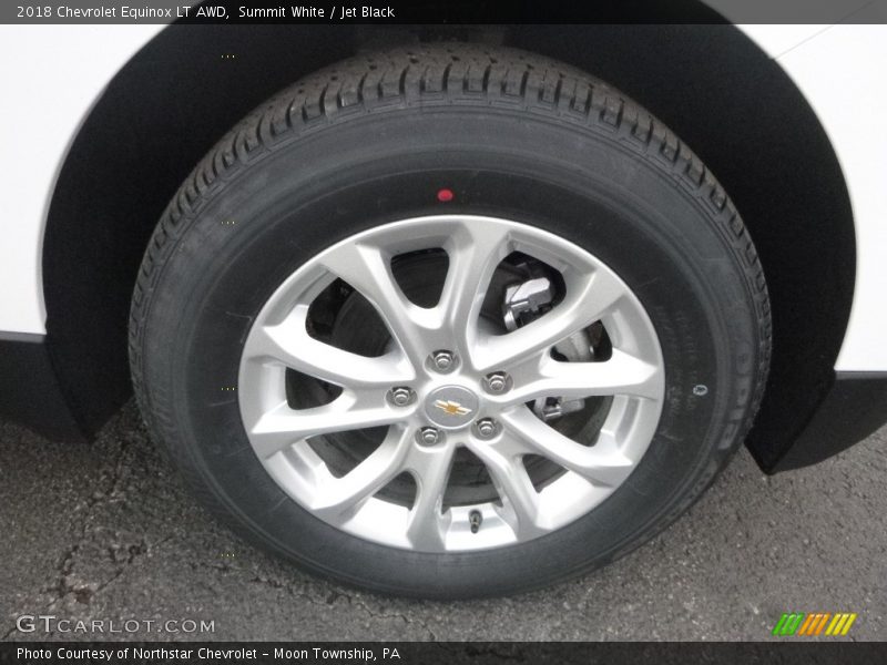 Summit White / Jet Black 2018 Chevrolet Equinox LT AWD