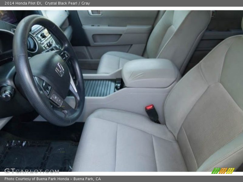 Crystal Black Pearl / Gray 2014 Honda Pilot EX