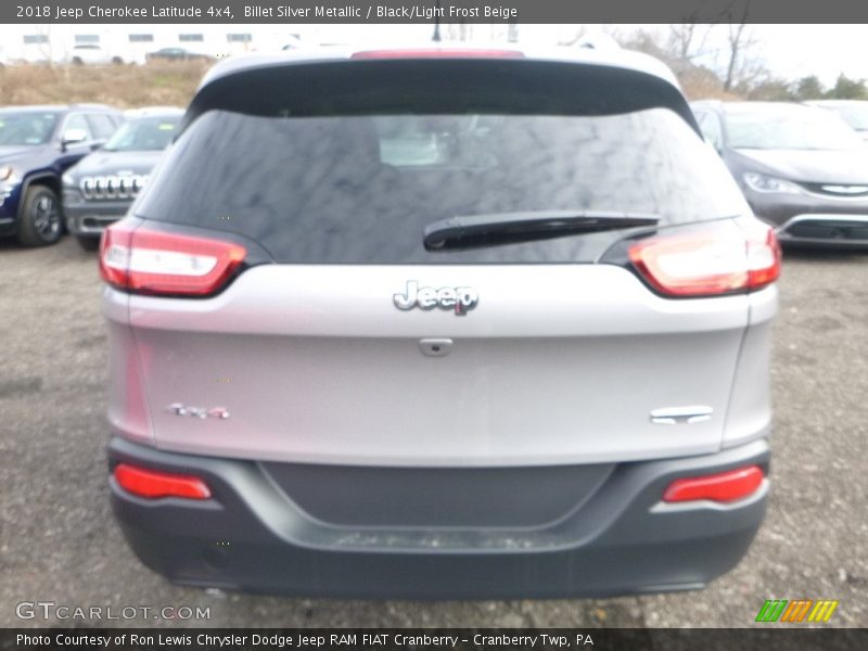 Billet Silver Metallic / Black/Light Frost Beige 2018 Jeep Cherokee Latitude 4x4