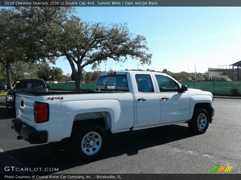 Summit White / Dark Ash/Jet Black 2018 Chevrolet Silverado 1500 LS Double Cab 4x4