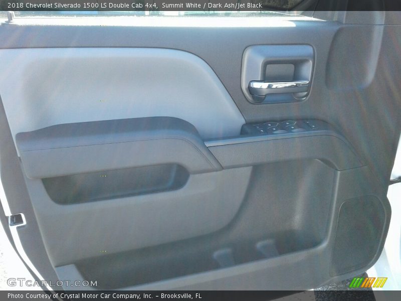 Summit White / Dark Ash/Jet Black 2018 Chevrolet Silverado 1500 LS Double Cab 4x4