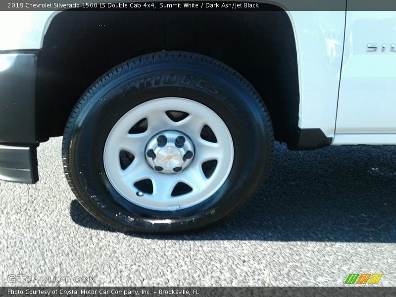 Summit White / Dark Ash/Jet Black 2018 Chevrolet Silverado 1500 LS Double Cab 4x4