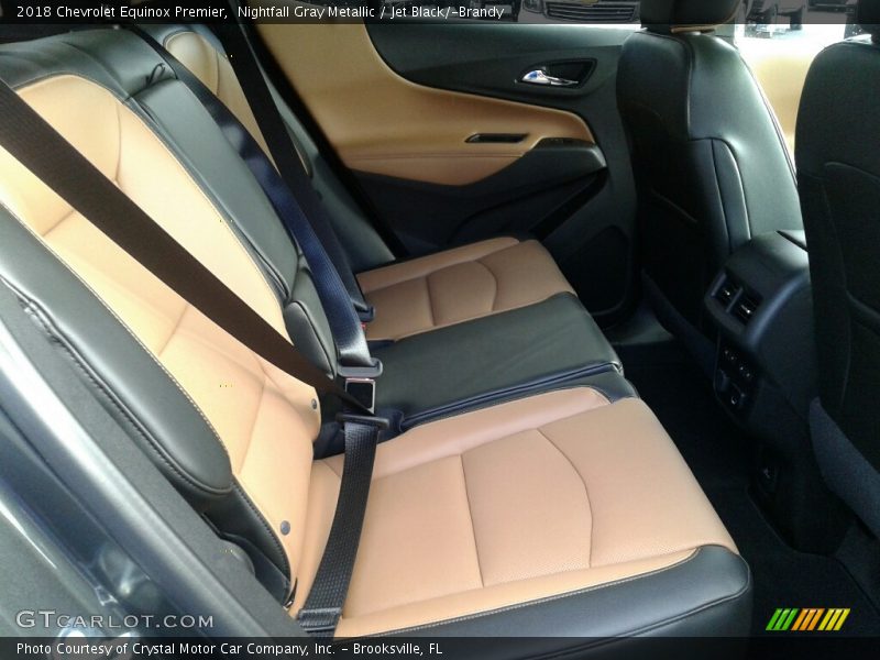 Nightfall Gray Metallic / Jet Black/­Brandy 2018 Chevrolet Equinox Premier