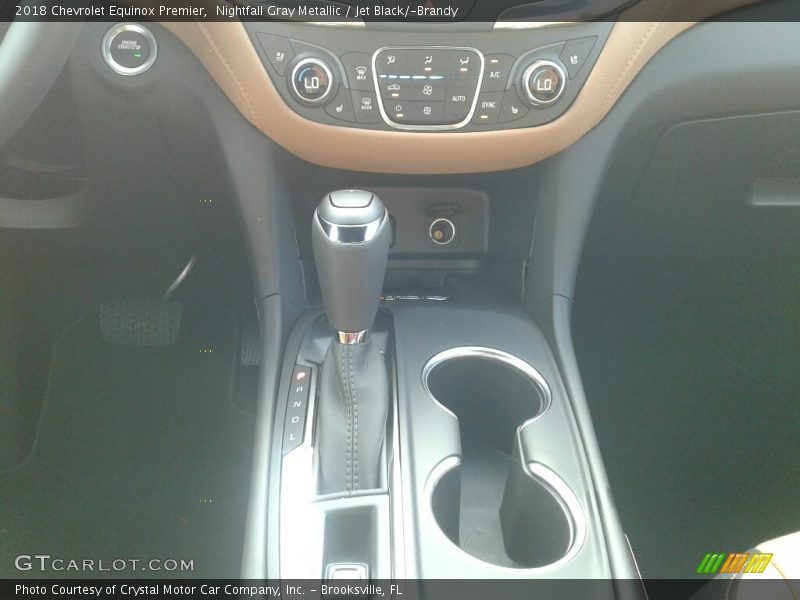 Nightfall Gray Metallic / Jet Black/­Brandy 2018 Chevrolet Equinox Premier