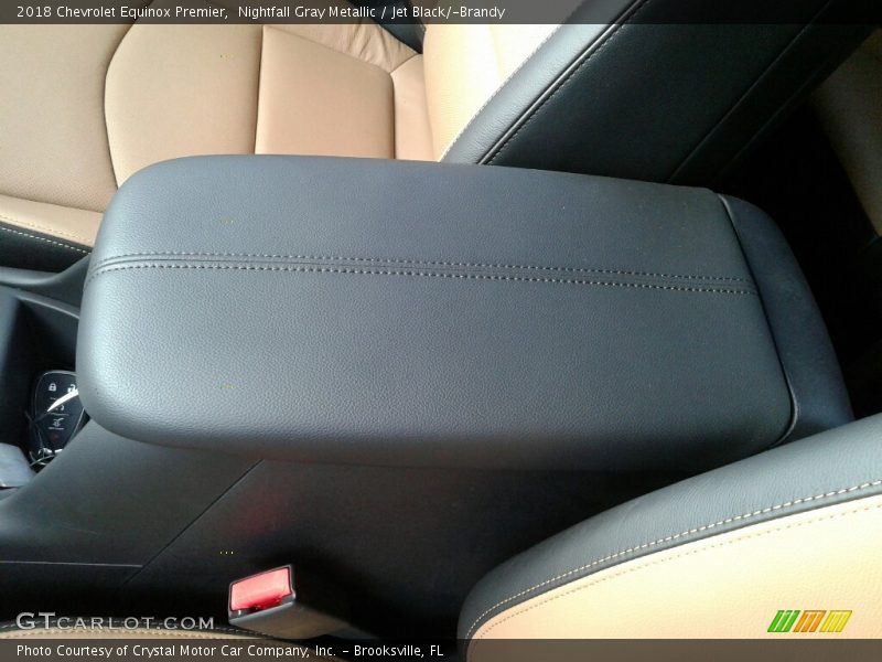 Nightfall Gray Metallic / Jet Black/­Brandy 2018 Chevrolet Equinox Premier