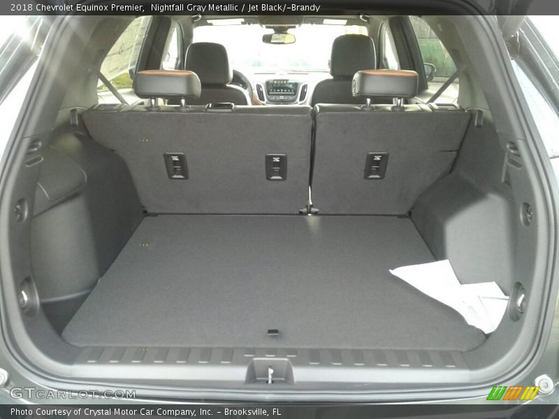 Nightfall Gray Metallic / Jet Black/­Brandy 2018 Chevrolet Equinox Premier