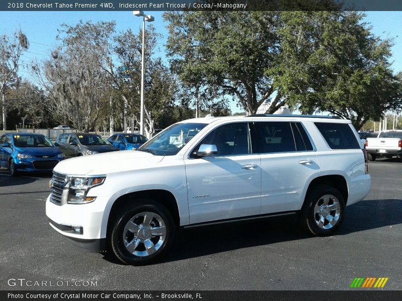 Iridescent Pearl Tricoat / Cocoa/­Mahogany 2018 Chevrolet Tahoe Premier 4WD