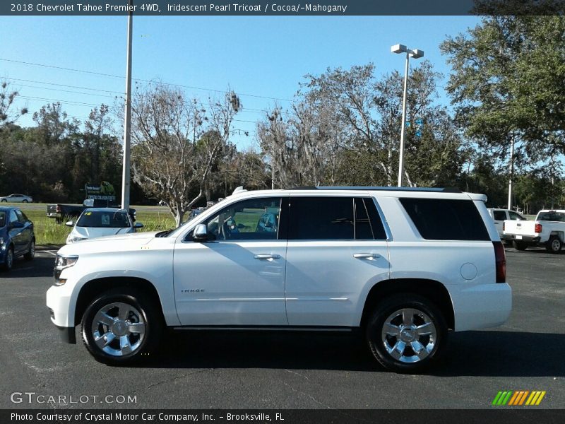 Iridescent Pearl Tricoat / Cocoa/­Mahogany 2018 Chevrolet Tahoe Premier 4WD