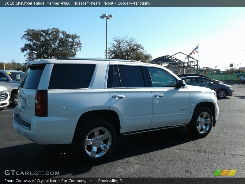 Iridescent Pearl Tricoat / Cocoa/­Mahogany 2018 Chevrolet Tahoe Premier 4WD
