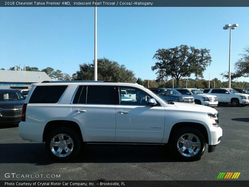 Iridescent Pearl Tricoat / Cocoa/­Mahogany 2018 Chevrolet Tahoe Premier 4WD