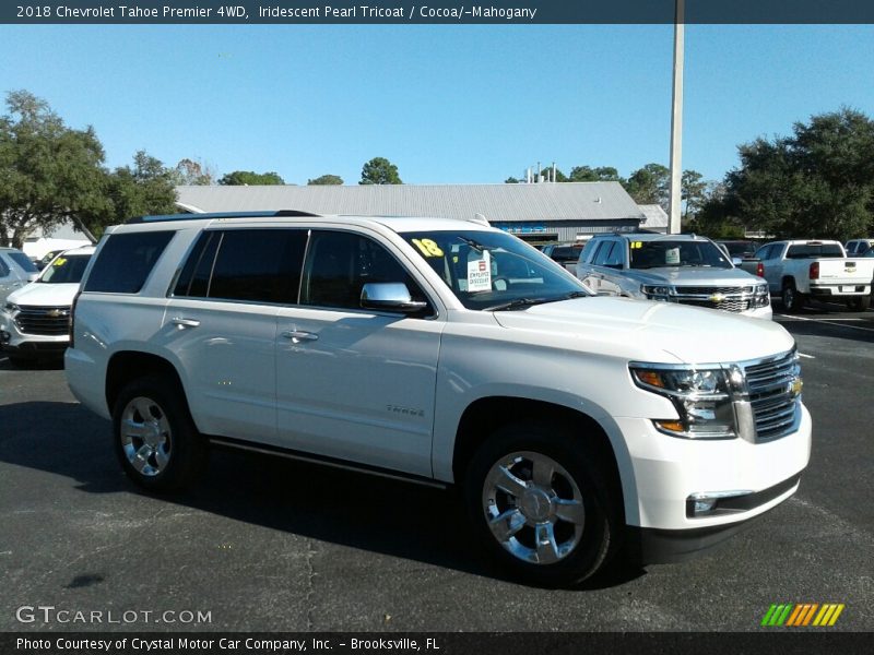 Iridescent Pearl Tricoat / Cocoa/­Mahogany 2018 Chevrolet Tahoe Premier 4WD