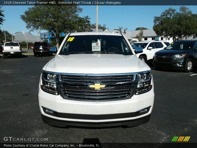 Iridescent Pearl Tricoat / Cocoa/­Mahogany 2018 Chevrolet Tahoe Premier 4WD