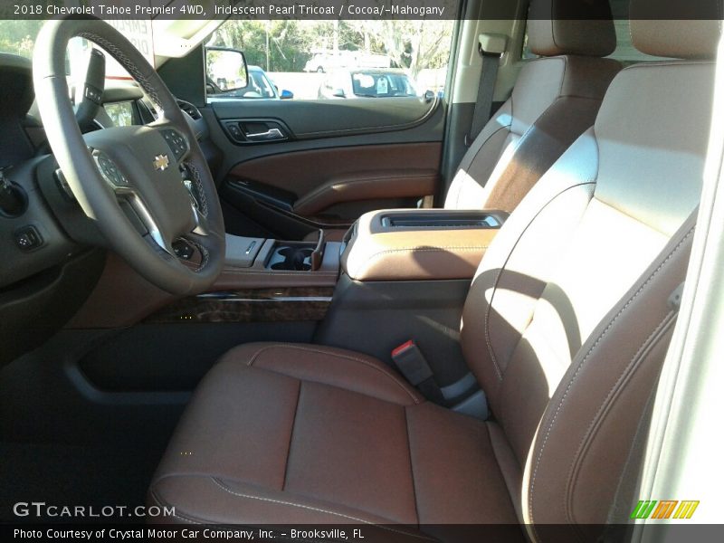Iridescent Pearl Tricoat / Cocoa/­Mahogany 2018 Chevrolet Tahoe Premier 4WD