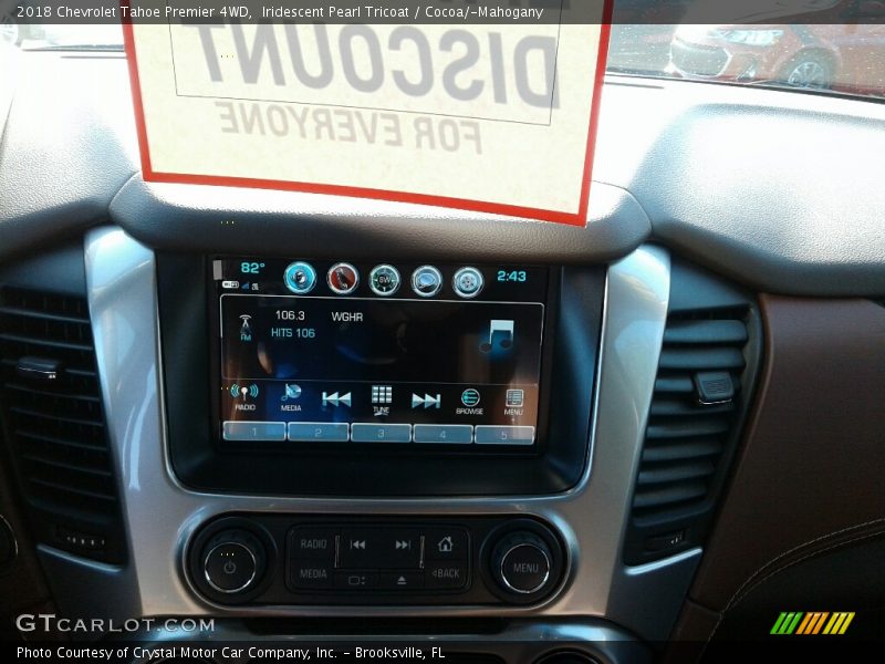 Iridescent Pearl Tricoat / Cocoa/­Mahogany 2018 Chevrolet Tahoe Premier 4WD
