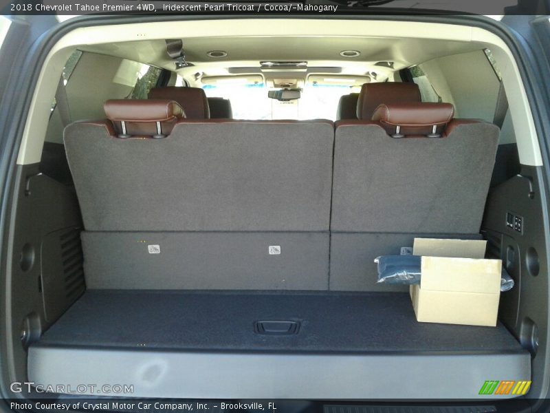 Iridescent Pearl Tricoat / Cocoa/­Mahogany 2018 Chevrolet Tahoe Premier 4WD