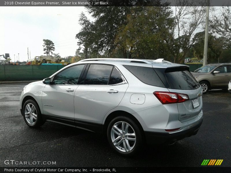 Silver Ice Metallic / Jet Black 2018 Chevrolet Equinox Premier