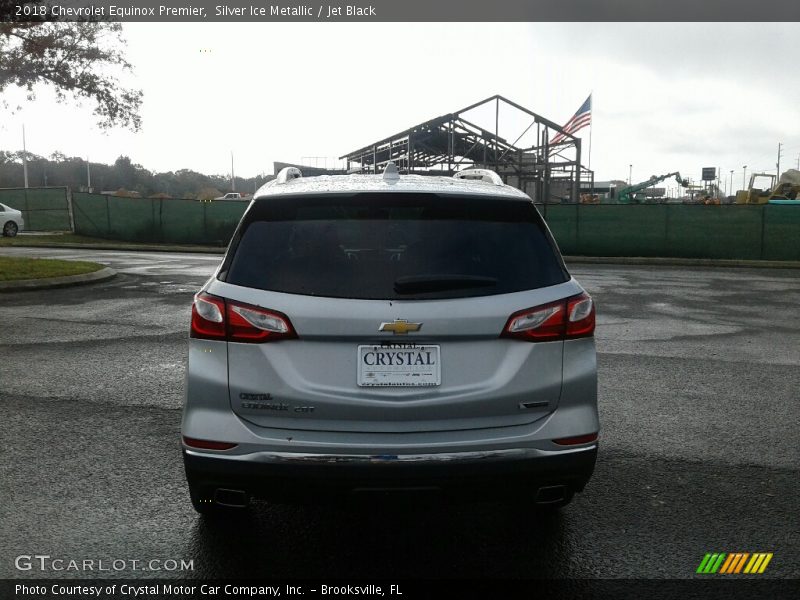 Silver Ice Metallic / Jet Black 2018 Chevrolet Equinox Premier