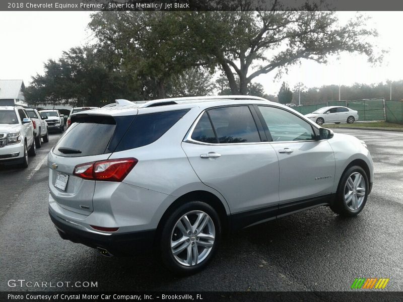 Silver Ice Metallic / Jet Black 2018 Chevrolet Equinox Premier