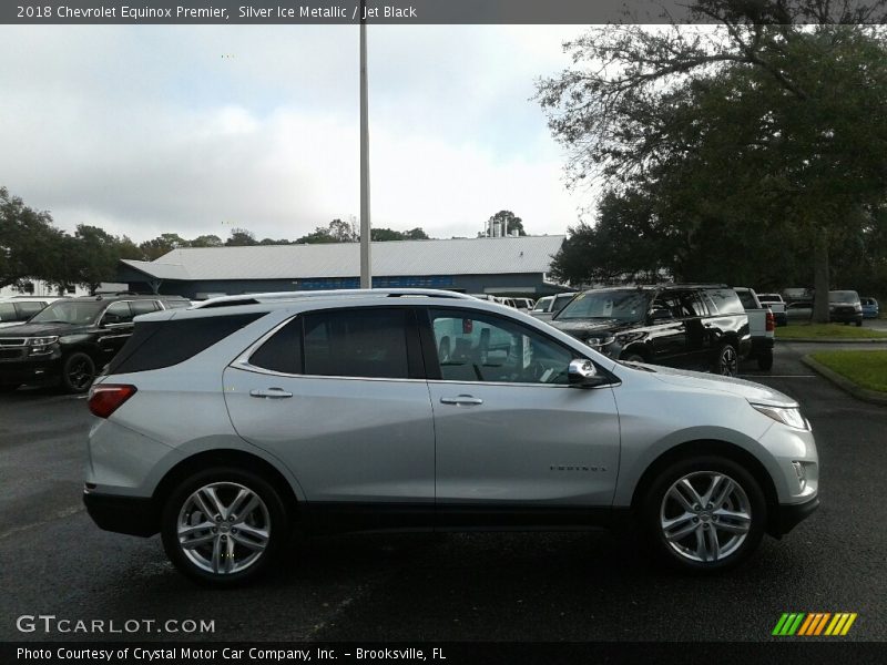 Silver Ice Metallic / Jet Black 2018 Chevrolet Equinox Premier