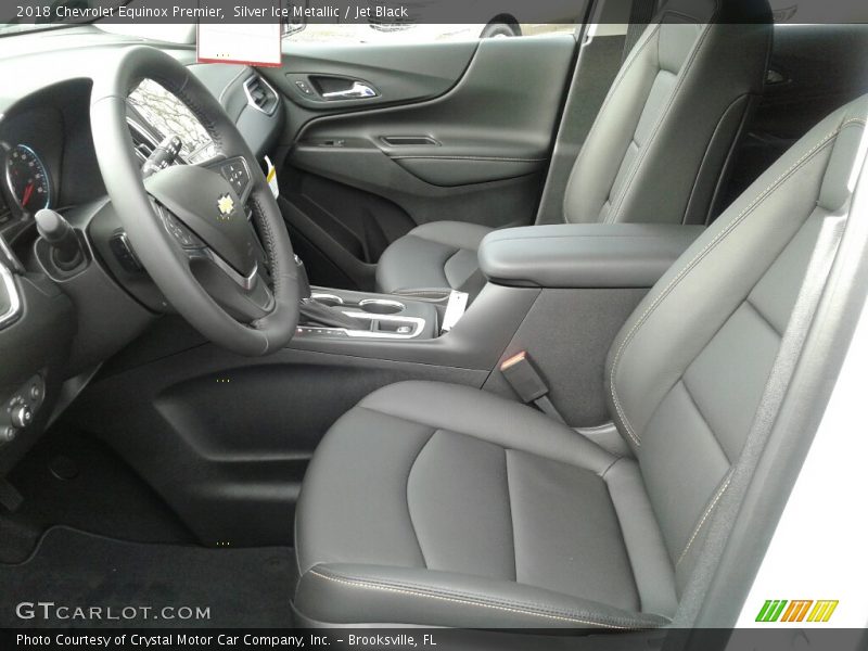 Silver Ice Metallic / Jet Black 2018 Chevrolet Equinox Premier