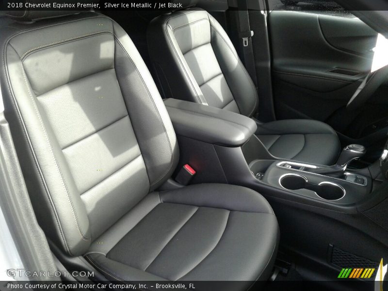 Silver Ice Metallic / Jet Black 2018 Chevrolet Equinox Premier