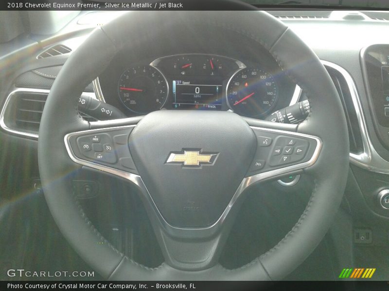 Silver Ice Metallic / Jet Black 2018 Chevrolet Equinox Premier