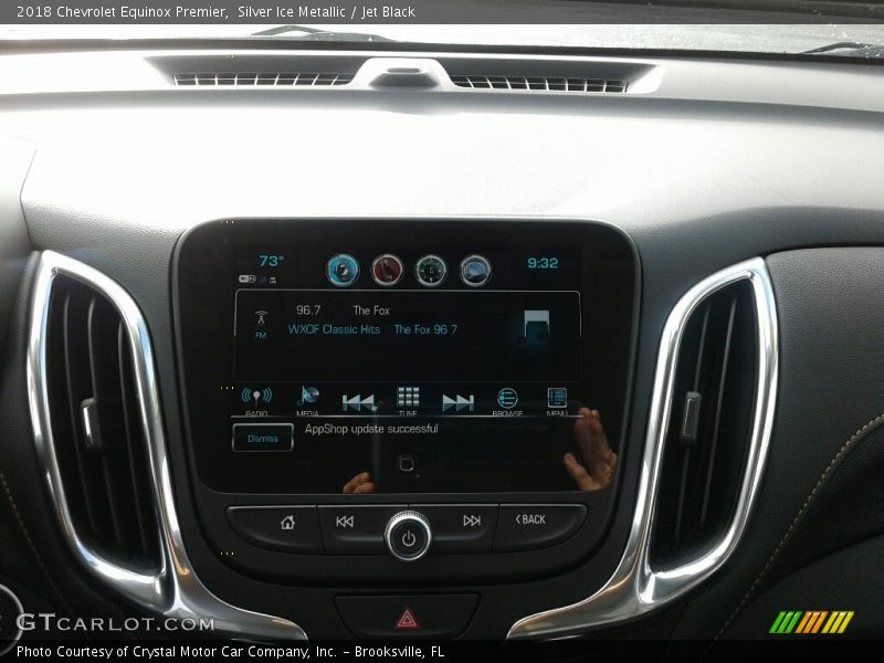 Silver Ice Metallic / Jet Black 2018 Chevrolet Equinox Premier