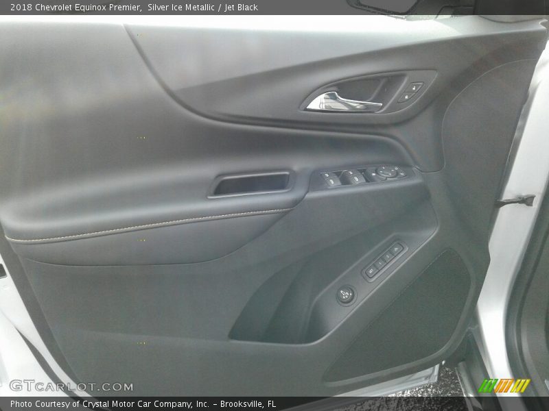 Silver Ice Metallic / Jet Black 2018 Chevrolet Equinox Premier