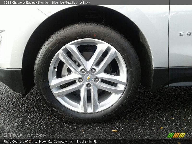 Silver Ice Metallic / Jet Black 2018 Chevrolet Equinox Premier