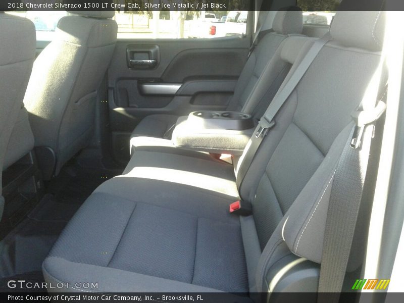 Silver Ice Metallic / Jet Black 2018 Chevrolet Silverado 1500 LT Crew Cab
