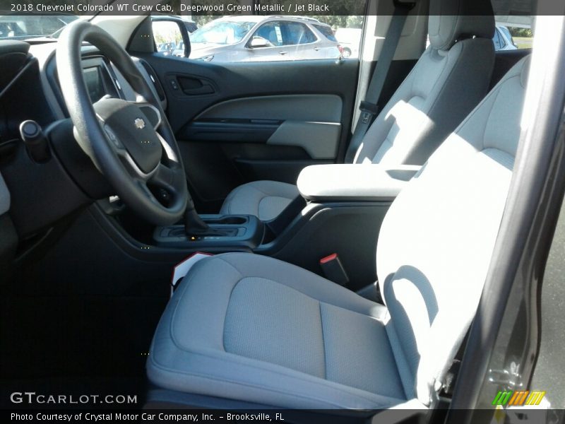 Deepwood Green Metallic / Jet Black 2018 Chevrolet Colorado WT Crew Cab