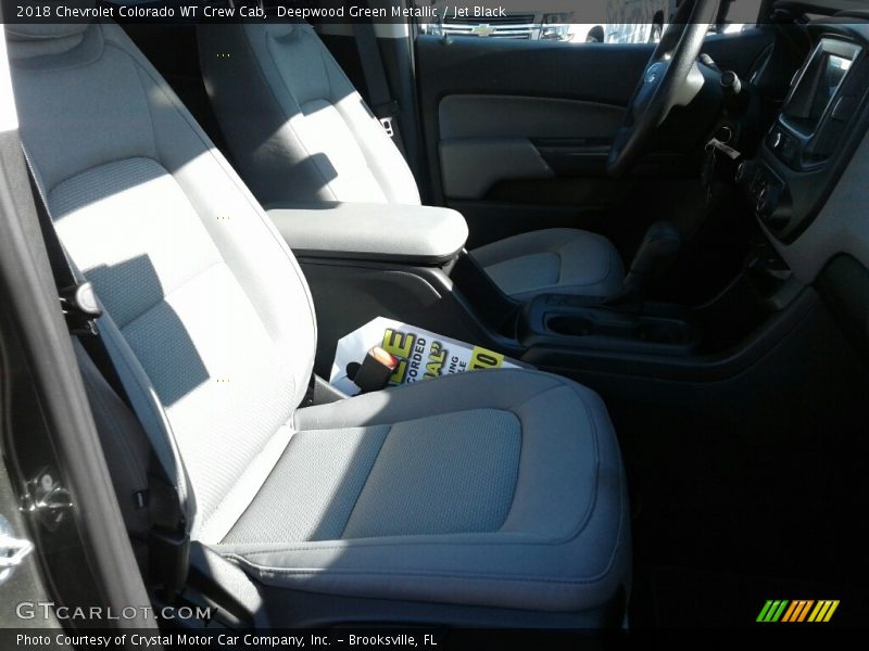 Deepwood Green Metallic / Jet Black 2018 Chevrolet Colorado WT Crew Cab