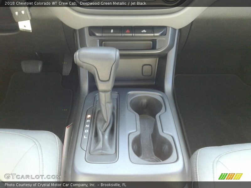 Deepwood Green Metallic / Jet Black 2018 Chevrolet Colorado WT Crew Cab
