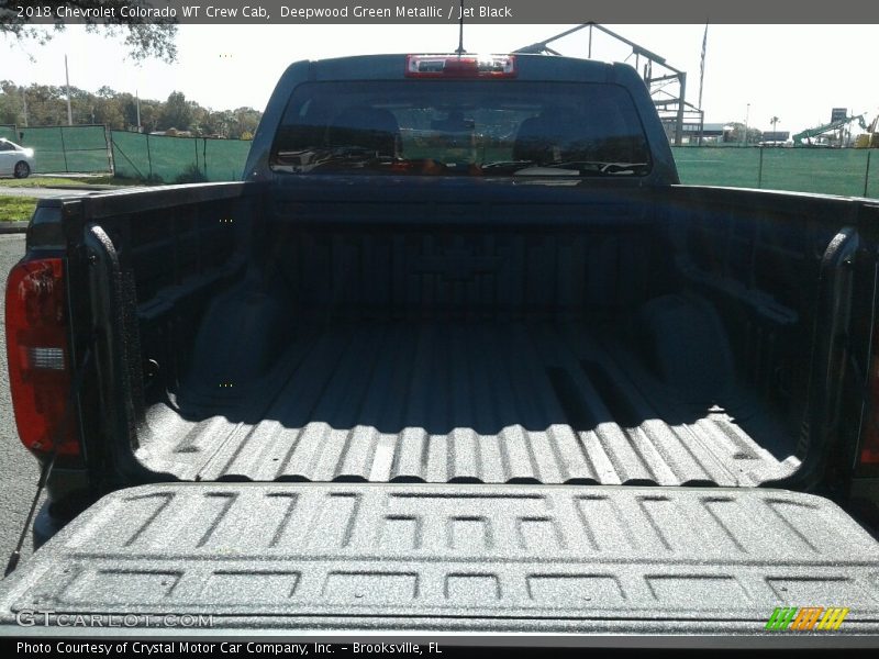 Deepwood Green Metallic / Jet Black 2018 Chevrolet Colorado WT Crew Cab