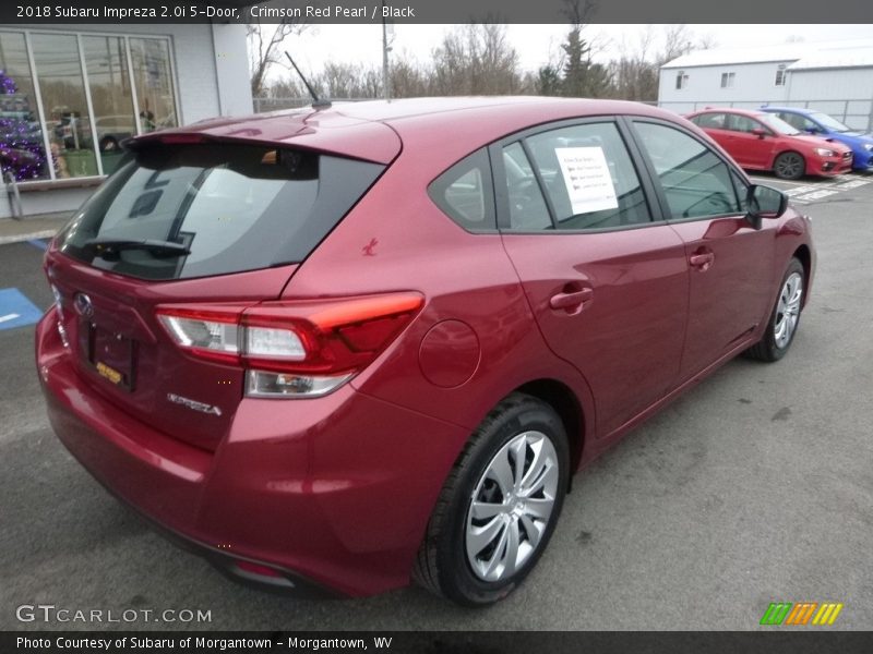 Crimson Red Pearl / Black 2018 Subaru Impreza 2.0i 5-Door