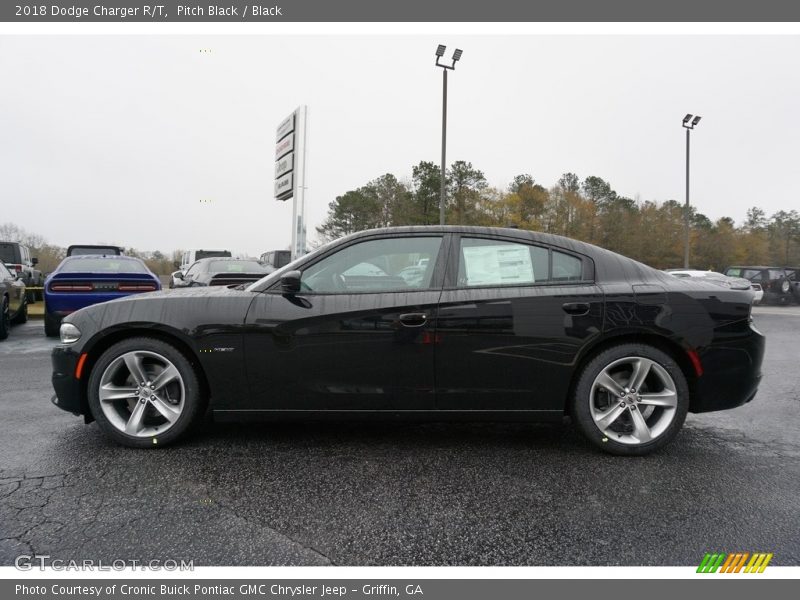 Pitch Black / Black 2018 Dodge Charger R/T