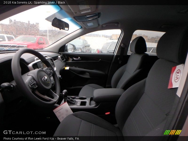 Sparkling Silver / Black 2018 Kia Sorento LX