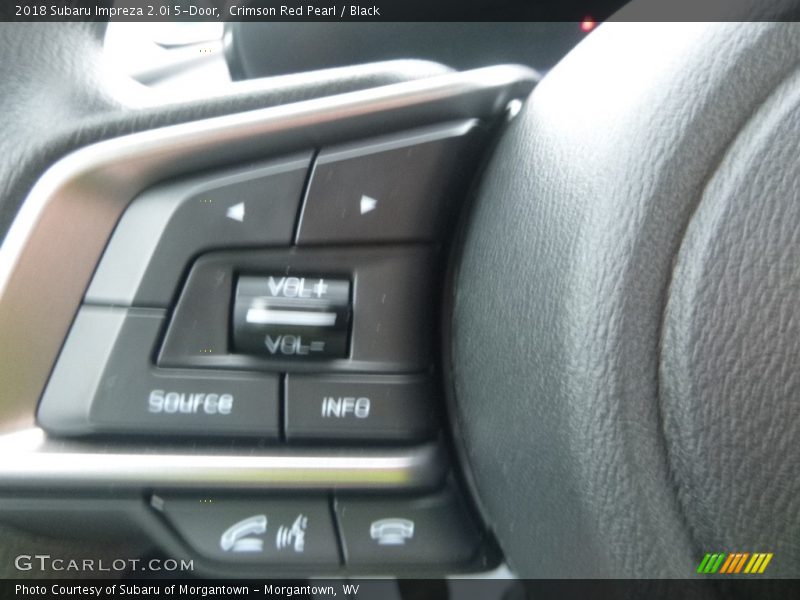 Crimson Red Pearl / Black 2018 Subaru Impreza 2.0i 5-Door