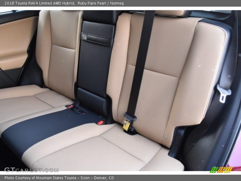 Ruby Flare Pearl / Nutmeg 2018 Toyota RAV4 Limited AWD Hybrid