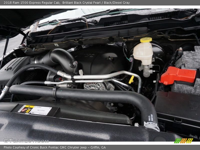 Brilliant Black Crystal Pearl / Black/Diesel Gray 2018 Ram 1500 Express Regular Cab