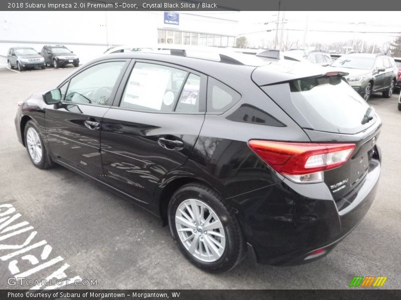 Crystal Black Silica / Black 2018 Subaru Impreza 2.0i Premium 5-Door