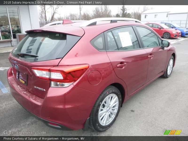 Crimson Red Pearl / Ivory 2018 Subaru Impreza 2.0i Premium 5-Door