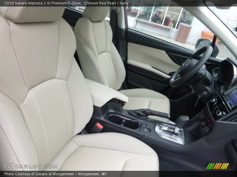 Crimson Red Pearl / Ivory 2018 Subaru Impreza 2.0i Premium 5-Door