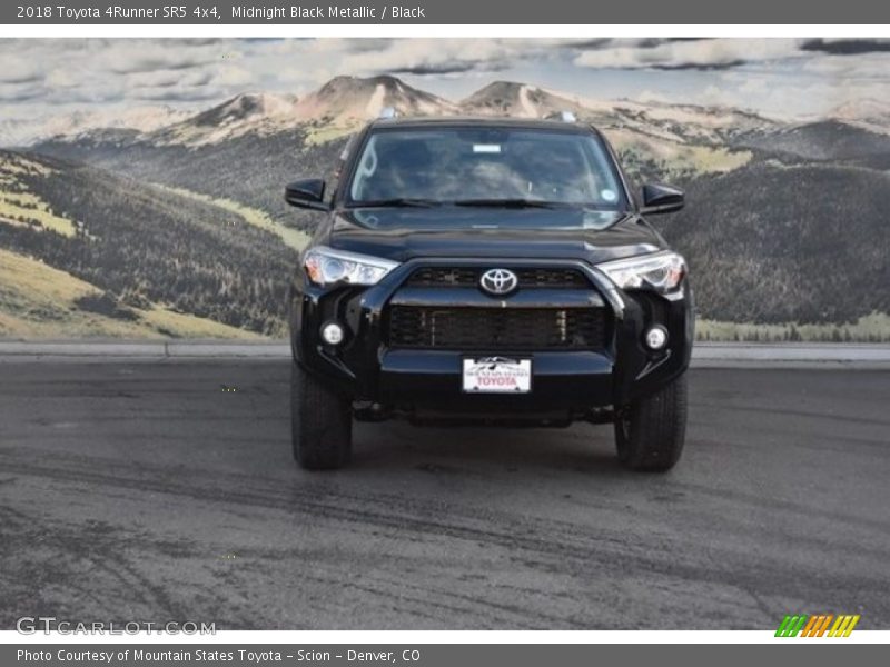 Midnight Black Metallic / Black 2018 Toyota 4Runner SR5 4x4