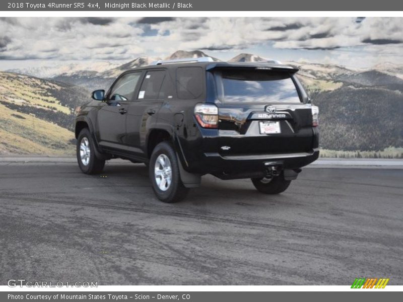Midnight Black Metallic / Black 2018 Toyota 4Runner SR5 4x4