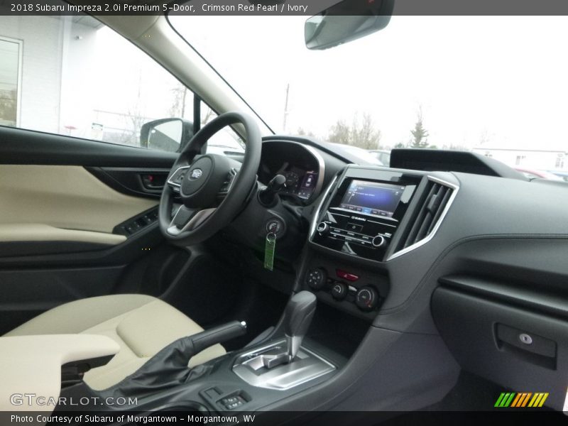 Crimson Red Pearl / Ivory 2018 Subaru Impreza 2.0i Premium 5-Door
