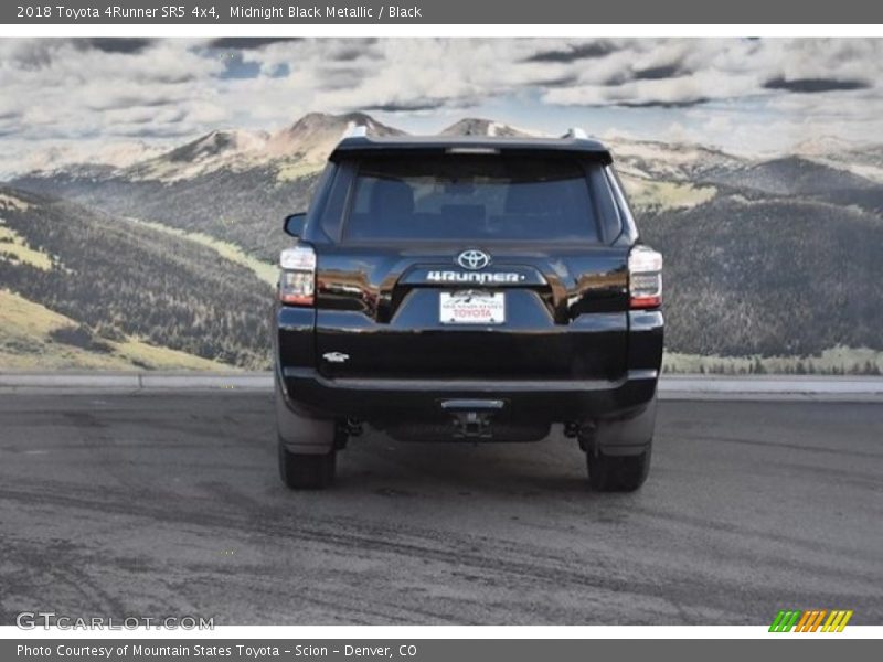Midnight Black Metallic / Black 2018 Toyota 4Runner SR5 4x4