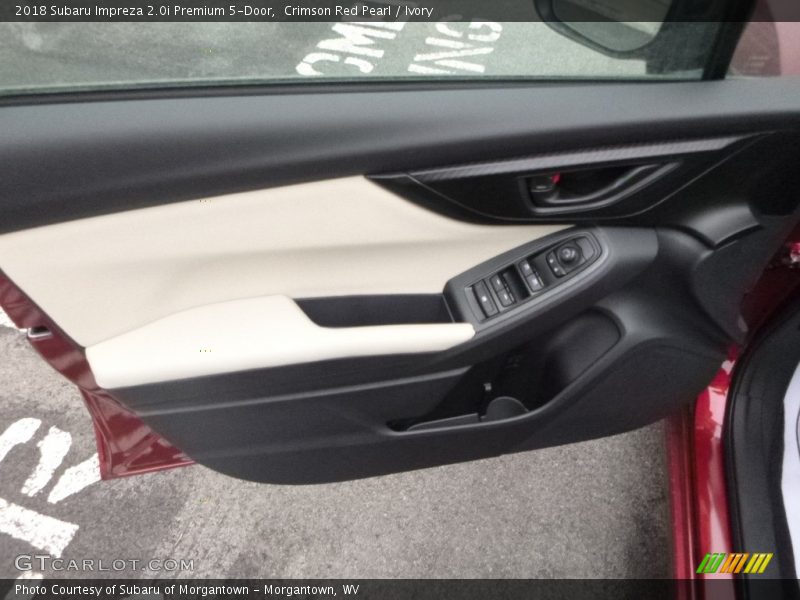 Crimson Red Pearl / Ivory 2018 Subaru Impreza 2.0i Premium 5-Door