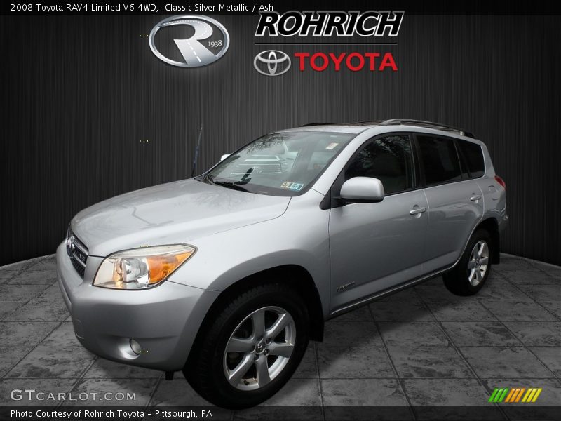 Classic Silver Metallic / Ash 2008 Toyota RAV4 Limited V6 4WD